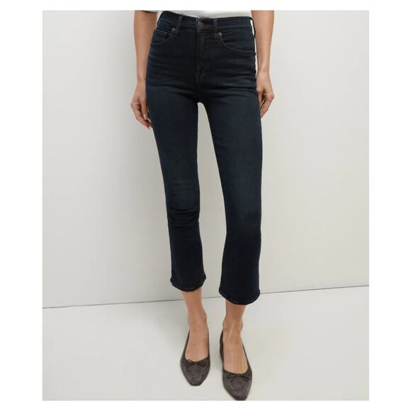 Veronica Beard Jeans Carly Kick Flare High Secret Skinny Pocket Jeans 24 NWT 258 - Picture 1 of 10
